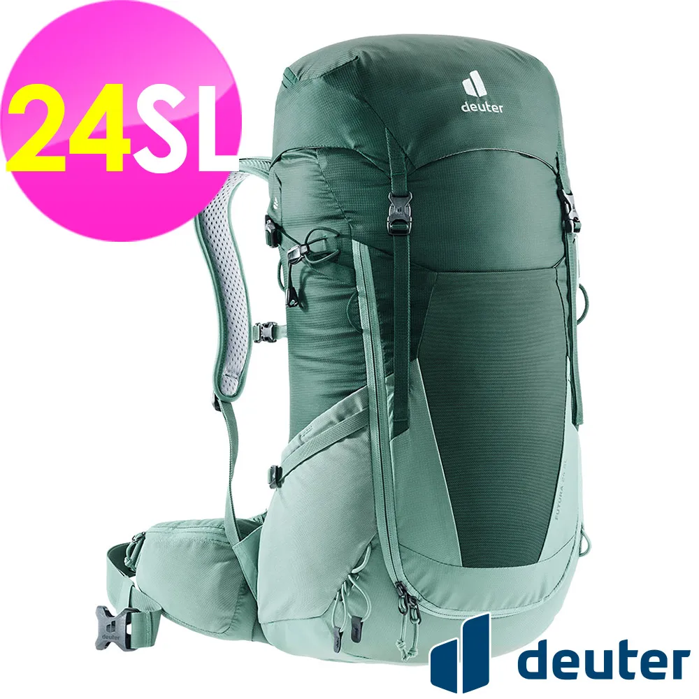 【Deuter 德國 FUTURA 24SL 透氣網架背包《黑/水藍》】3400521/輕量登山包/自行車背包/悠遊山水 歷史價格詳細信息