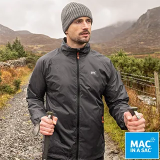 【MAC IN A SAC】中性款輕巧袋著走快穿成人斗篷式雨衣MNS041螢光黃 歷史價格詳細信息