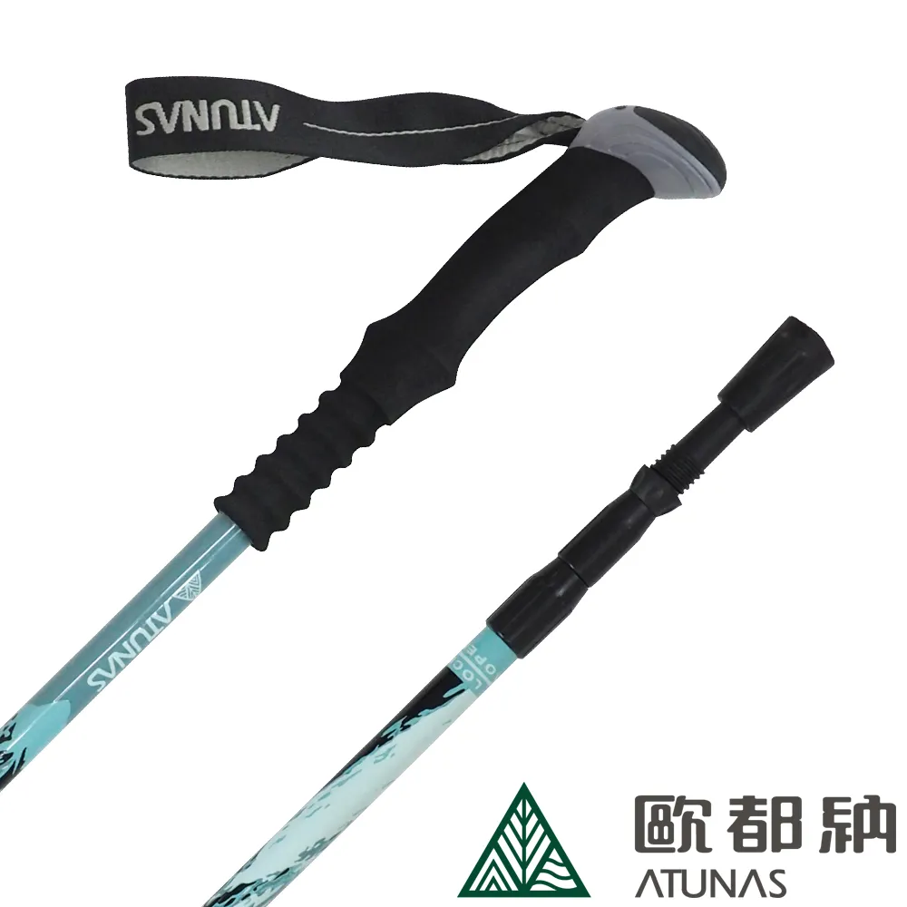 【ATUNAS 歐都納】直把鋁合金三節快調避震登山杖 (A1WSAA02N 夢幻紫藤/FLS快扣/EVA握把) 歷史價格詳細信息