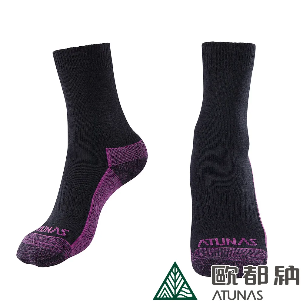 【ATUNAS 歐都納】中筒厚底羊毛襪 (A1ASEE02N 黑醋栗紫/抑菌/抗臭/恆溫/吸濕排汗) 歷史價格詳細信息