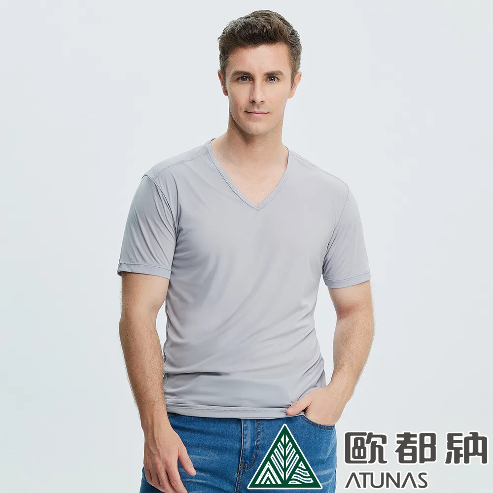 【ATUNAS 歐都納】男款零著感抑菌短袖V領內著上衣 (A1UCCC02M 深藍/吸濕排汗/抗臭/透氣) 歷史價格詳細信息