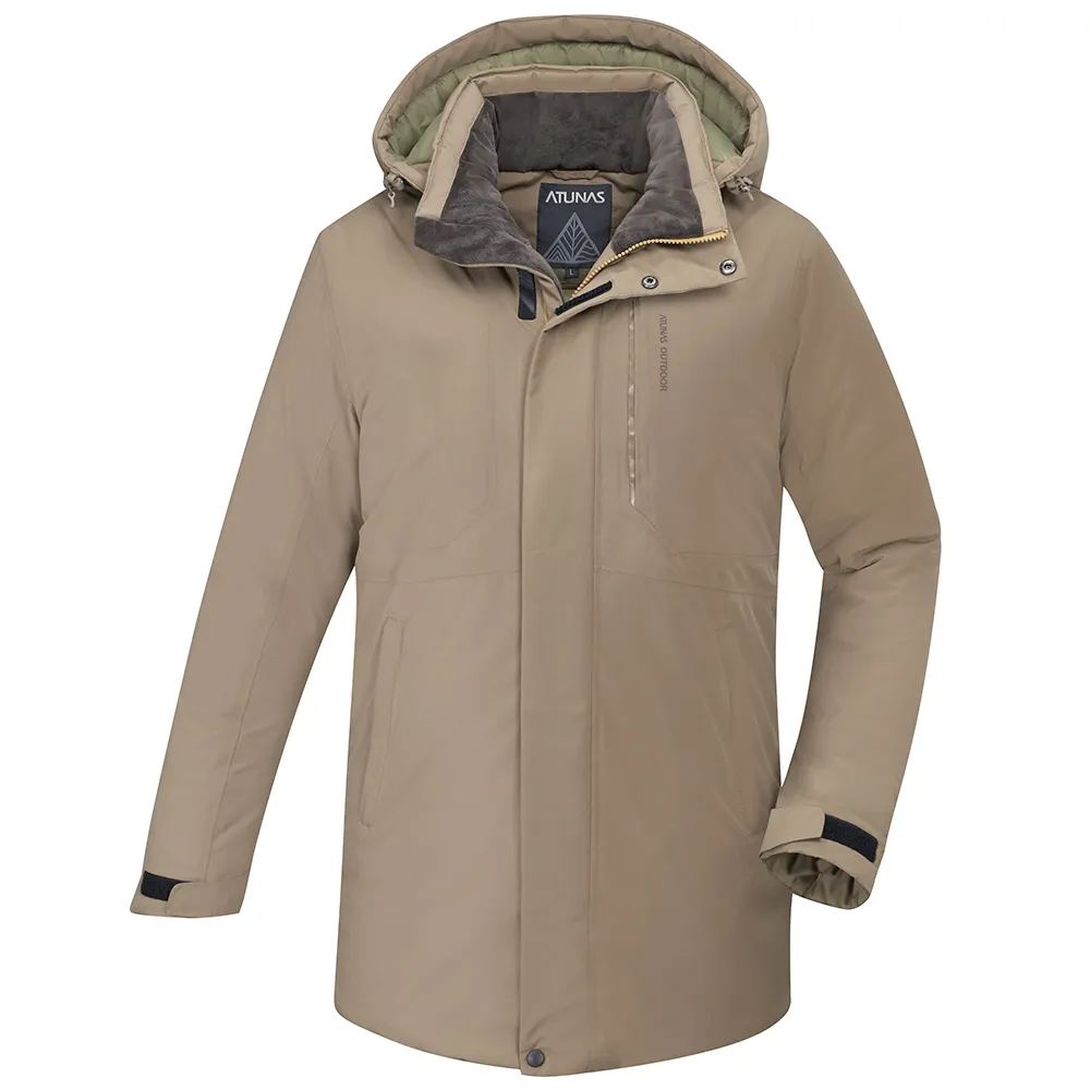【ATUNAS 歐都納】男款防水透氣+科技纖維兩件式保暖外套(A2GA2226M米白/輕量蓄熱/連帽/戶外/休閒/旅遊*) 歷史價格詳細信息
