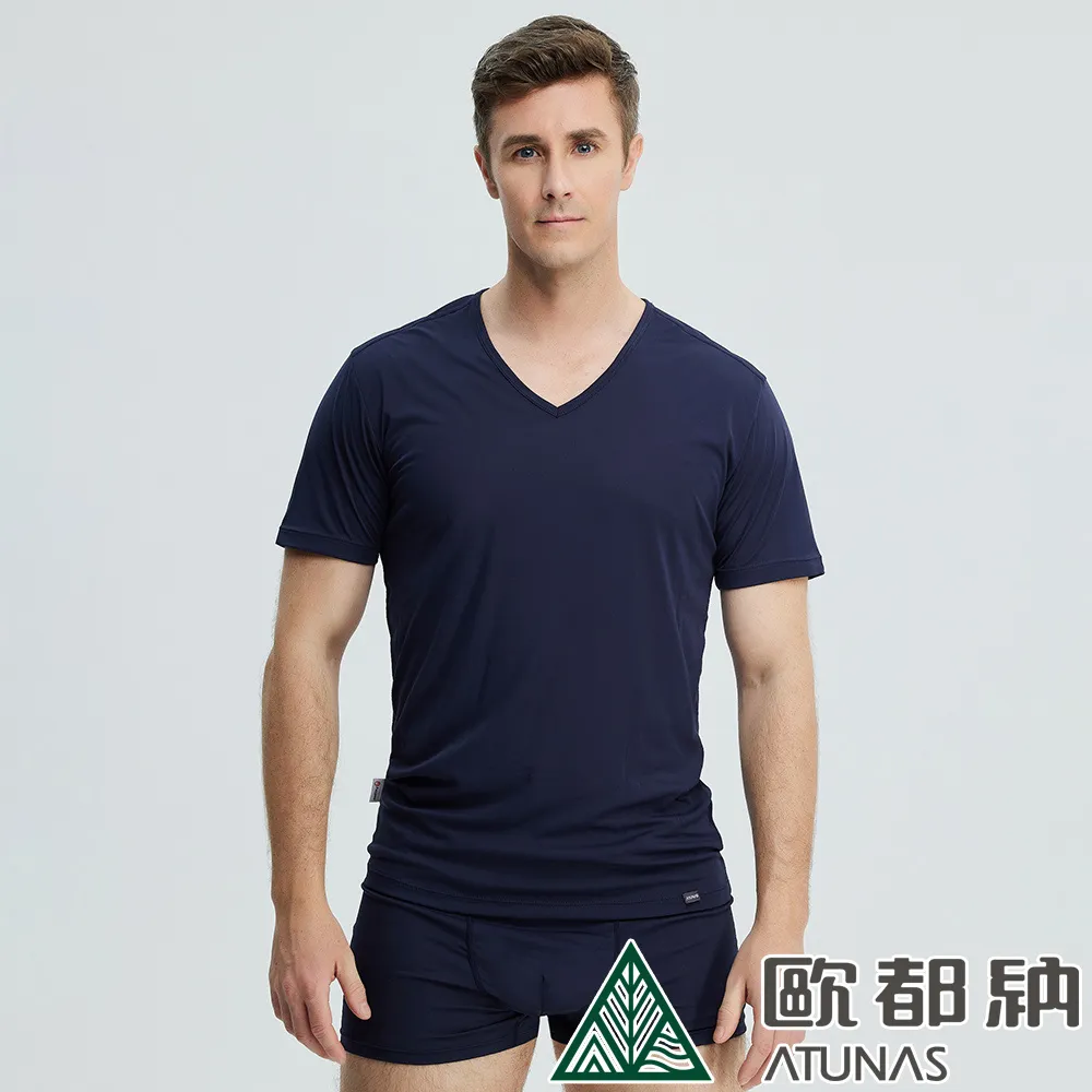 【ATUNAS 歐都納】男款零著感抑菌短袖V領內著上衣 (A1UCCC02M 深藍/吸濕排汗/抗臭/透氣) 價格比較,價格查詢,歷史價格詳細信息