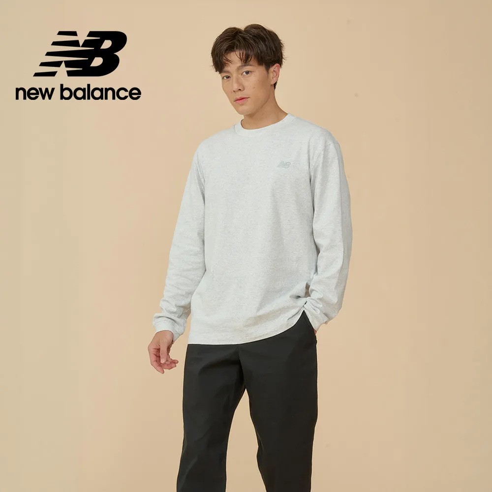 【New Balance】刺繡NB薄長袖上衣_男性_黑色_MT43523BK 歷史價格詳細信息
