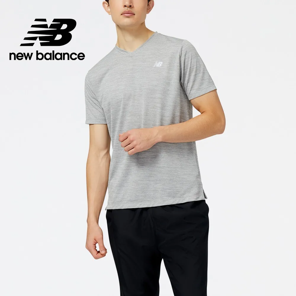 【New Balance】圓領短袖上衣_男性_灰色_MT43901AG 歷史價格詳細信息