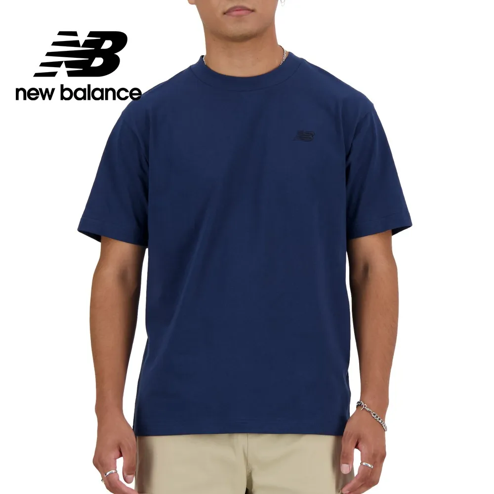 【New Balance】 NB 短袖上衣_男性_藍色_MT23281LAY 歷史價格詳細信息