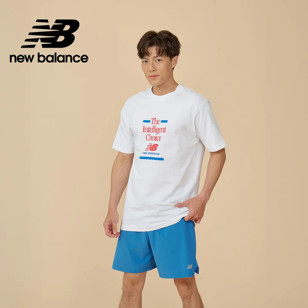 【New Balance】標語短袖上衣_男性_深藍色_MT43552NNY 歷史價格詳細信息