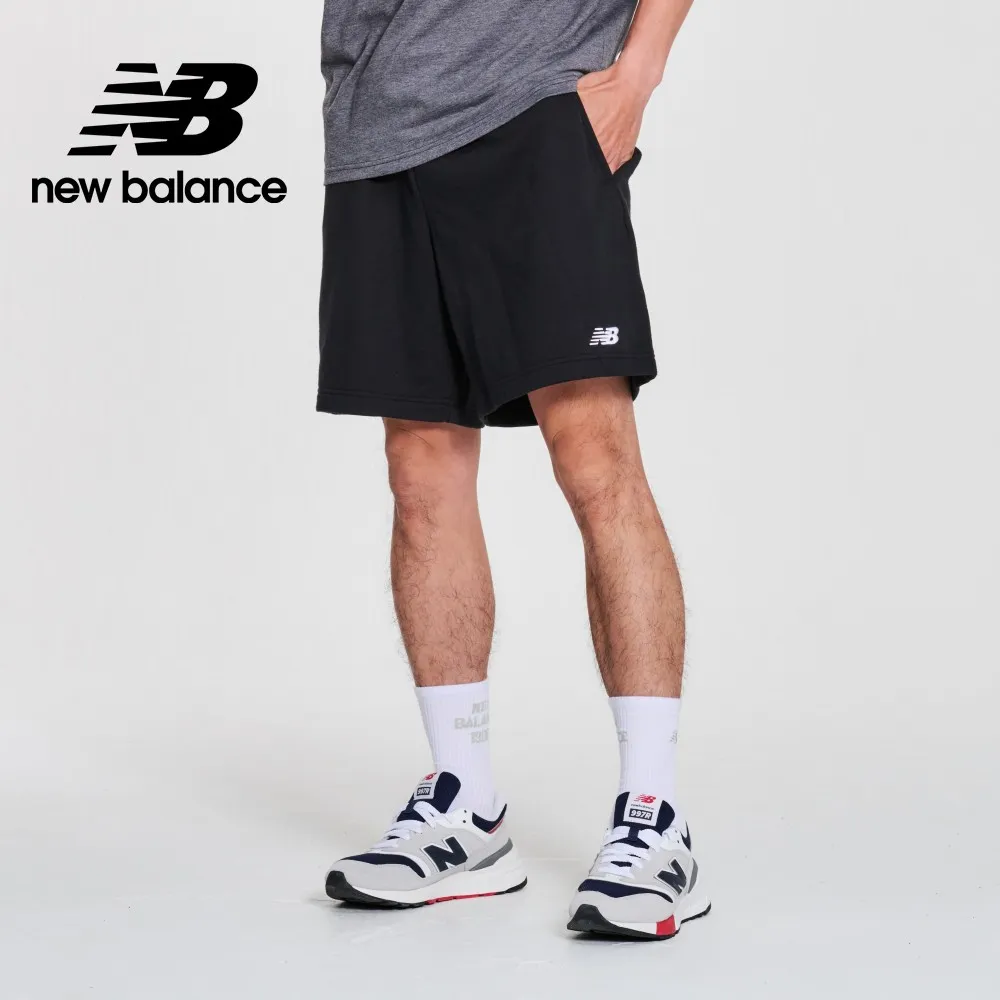 [New Balance]腰鬆緊抽繩棉質短褲_男性_深藍色_MS31504NNY 歷史價格詳細信息