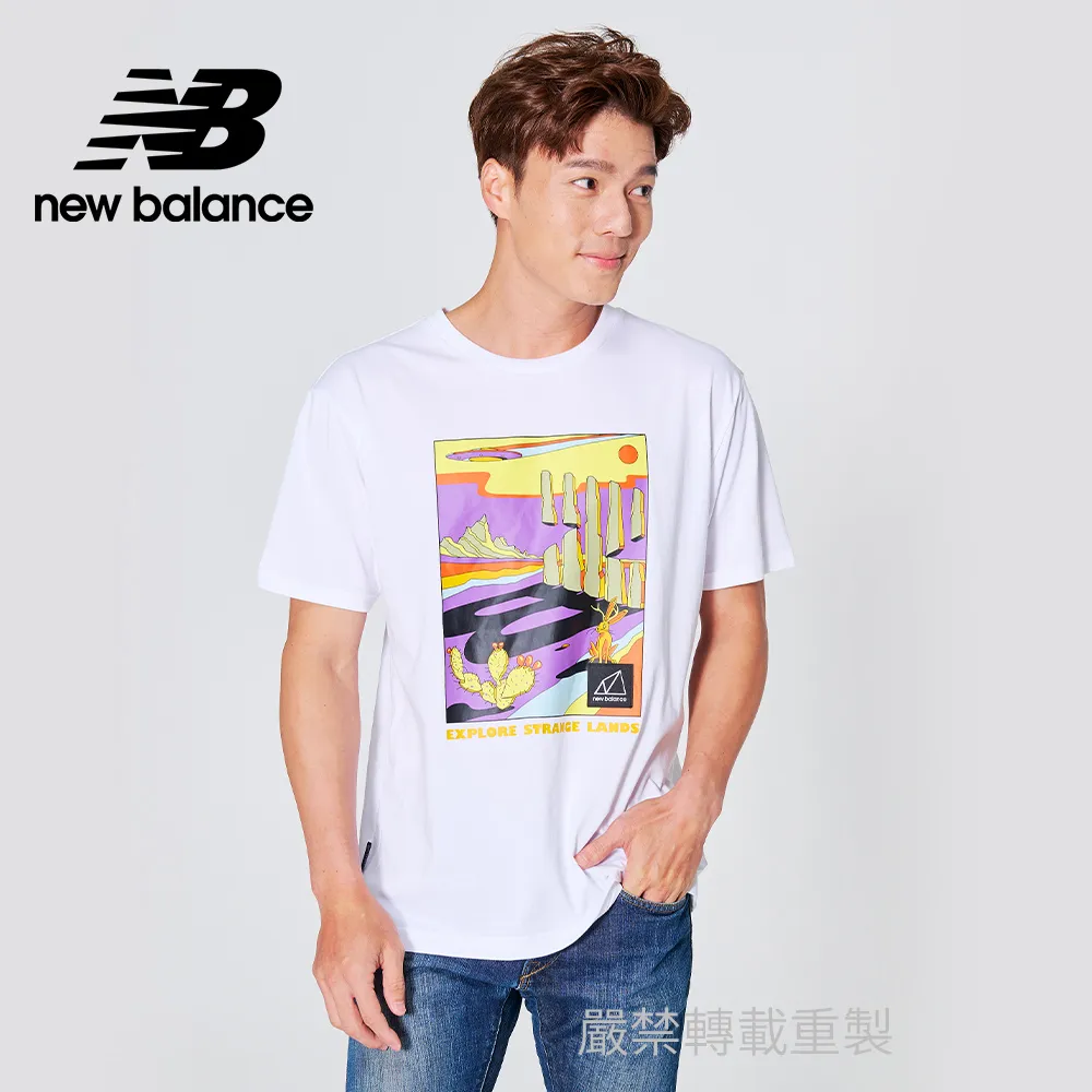 【New Balance】 NB短袖上衣_男性_白色_AMT13500WT 歷史價格詳細信息