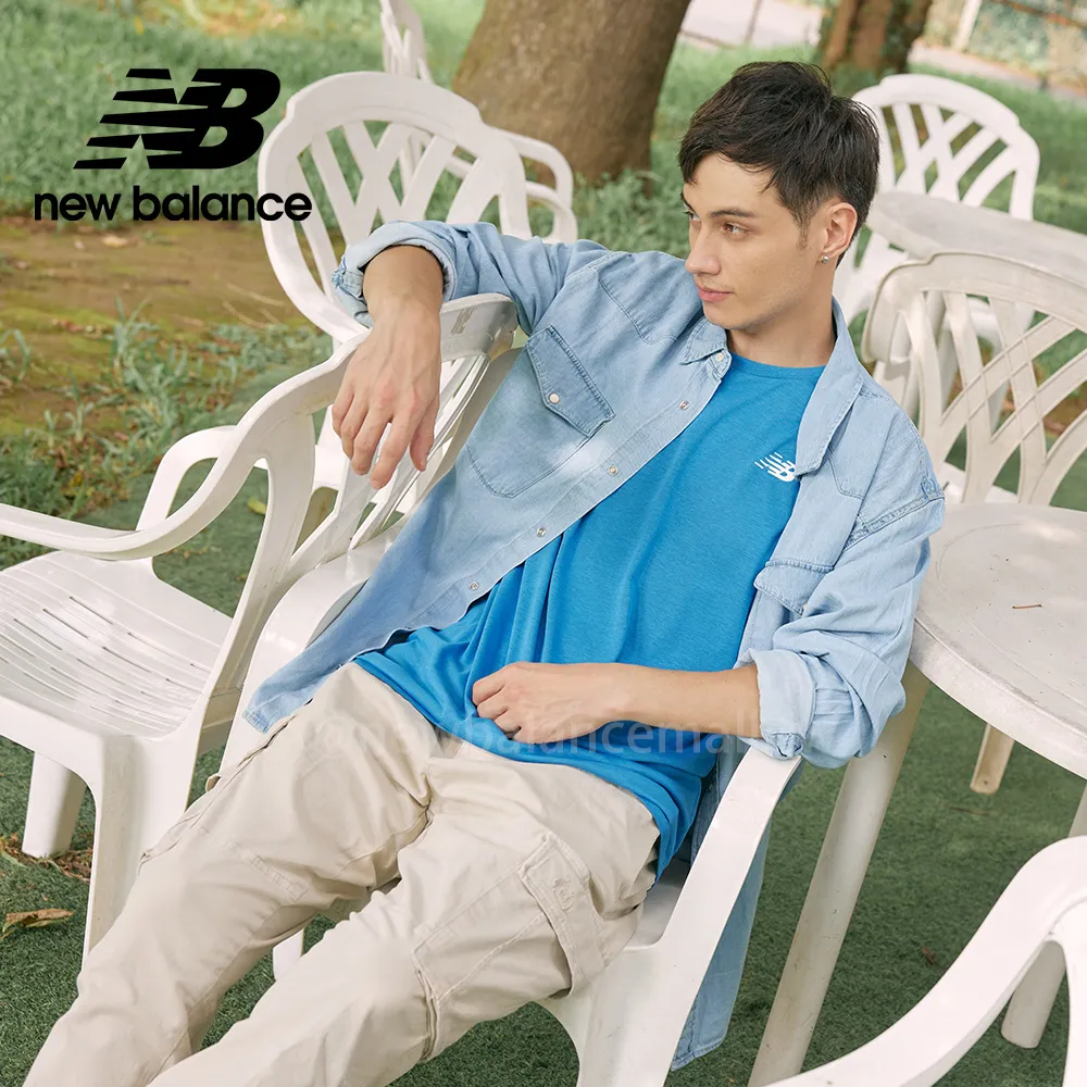 [New Balance]短袖上衣_男性_藍色_AMT21262DM1 歷史價格詳細信息