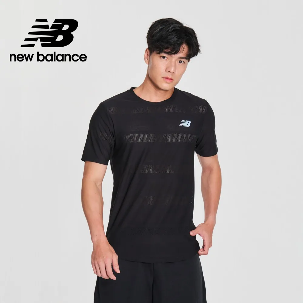 【New Balance】運動短袖上衣_男性_藍綠色_AMT13277MTL 歷史價格詳細信息