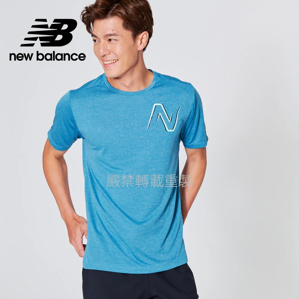 NEW BALANCE 短T 藍色 刺繡LOGO 短袖 上衣 女 AWT33510MYL 歷史價格詳細信息