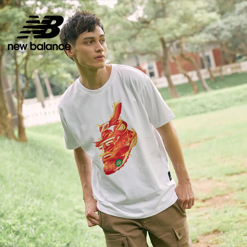 【New Balance】 NB短袖上衣_男性_白色_AMT13500WT 歷史價格詳細信息