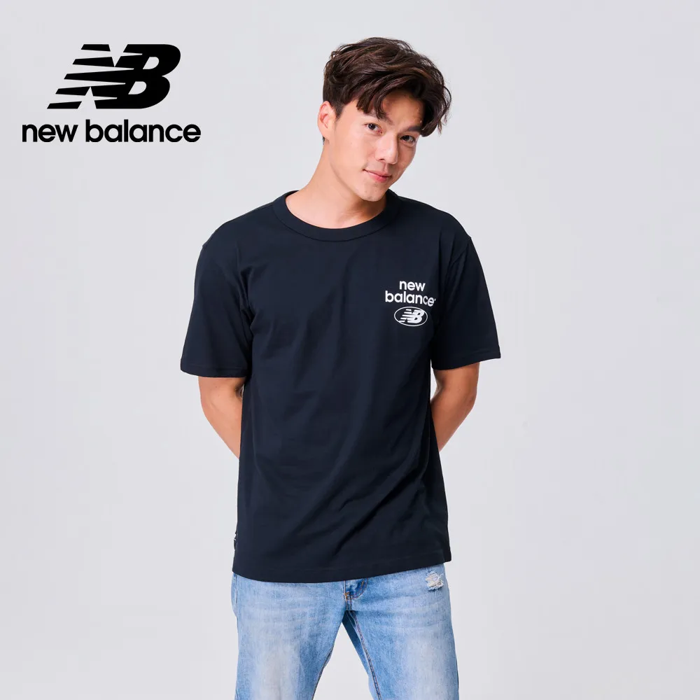 【New Balance】棉質短袖上衣_男性_黑色_MT41559BK 歷史價格詳細信息