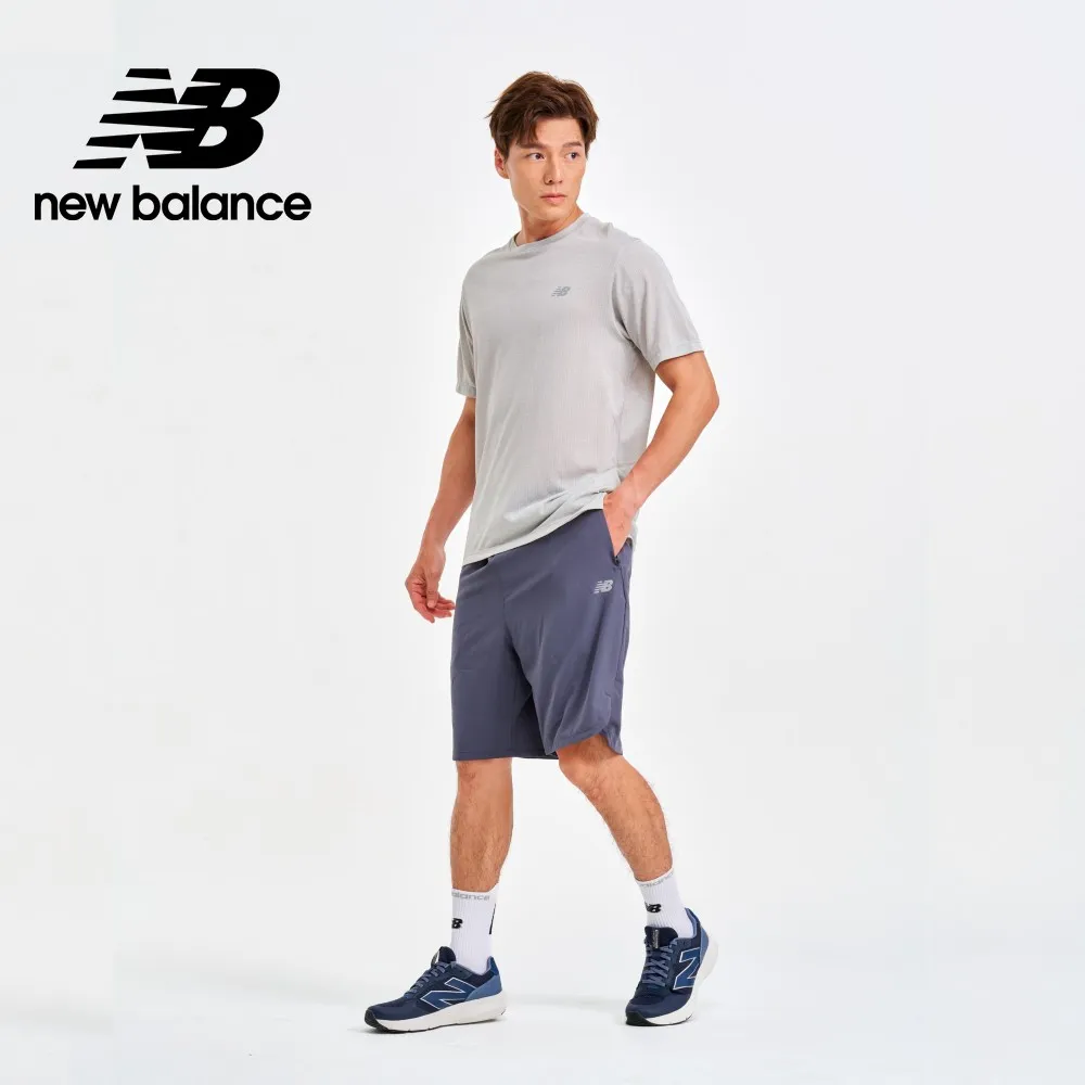 【New Balance】透氣涼感短袖上衣_男性_綠色_MT41253DEK 歷史價格詳細信息
