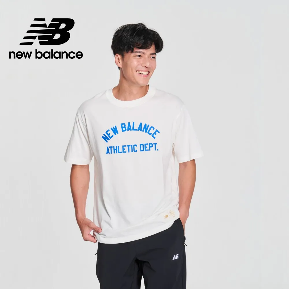 【New Balance】標語短袖上衣_男性_深藍色_MT43552NNY 歷史價格詳細信息
