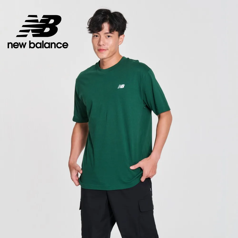 New Balance 綠 圓領 植絨Logo 寬版 上衣 短袖 女款 H6116【新竹皇家WT33551 NWG】 歷史價格詳細信息