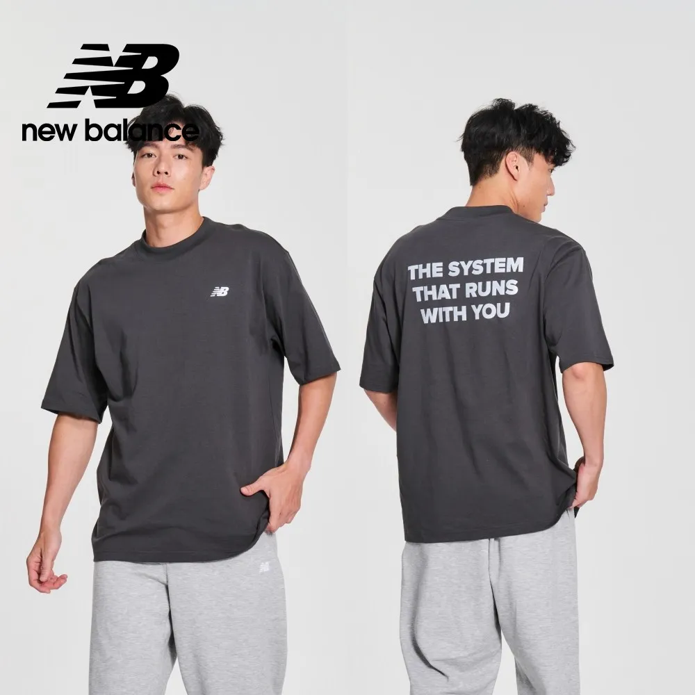 【New Balance】標語短袖上衣_男性_深藍色_MT43552NNY 歷史價格詳細信息