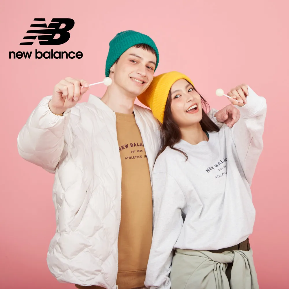【New Balance】文字刷毛上衣 長袖上衣 女 美規 咖啡色_WT43516DUO-F 歷史價格詳細信息