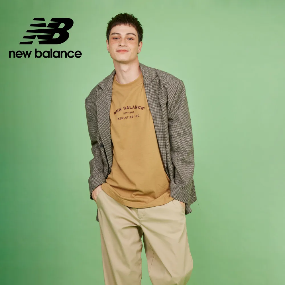 【New Balance】文字刷毛上衣 長袖上衣 女 美規 咖啡色_WT43516DUO-F 歷史價格詳細信息