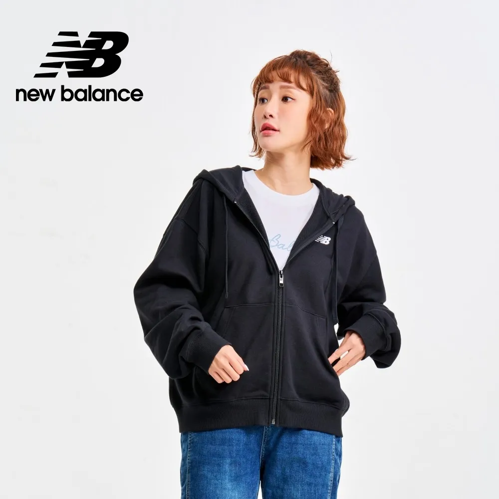 【New Balance】 NB 連帽休閒外套_女性_黑色_WJ31101BK 歷史價格詳細信息