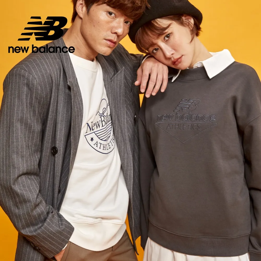 【New Balance】 NB 圓領刺繡NB長袖上衣_男性_牙白色_AMT33506SST 歷史價格詳細信息
