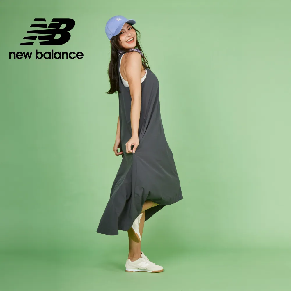 New Balance 連身裙 Essentials Dress 灰 白 女款 洋裝 長版 寬鬆 上衣 短袖 NB WD31502AG 歷史價格詳細信息