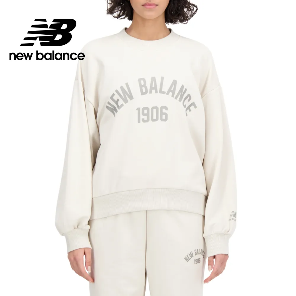 【New Balance】簡約落肩長袖上衣_女性_墨灰色_WT33553ACK 歷史價格詳細信息
