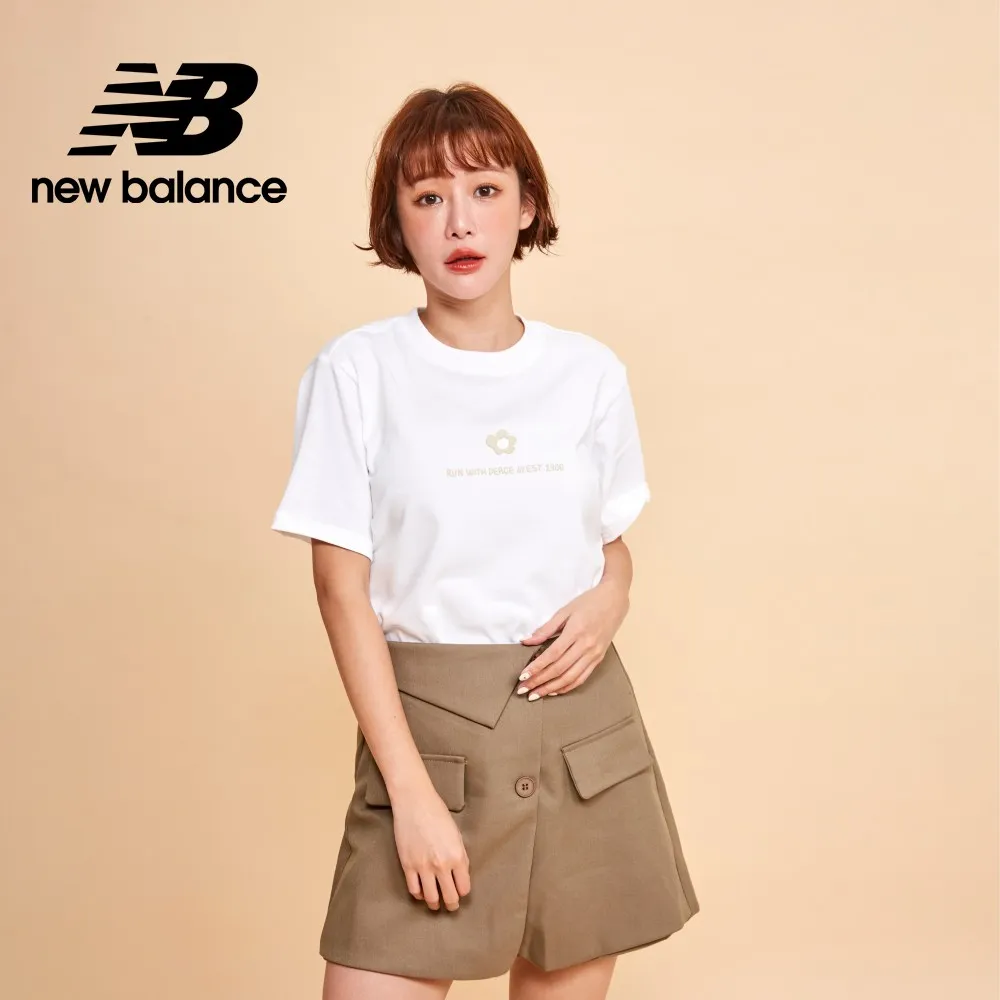 [New Balance]短袖上衣_女性_牙白色_WT23519SST 歷史價格詳細信息