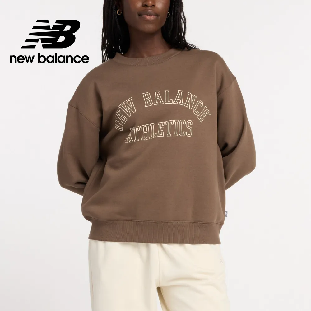 【New Balance】刷毛長袖上衣大學T_女性_淺灰色_WT43526AG 歷史價格詳細信息