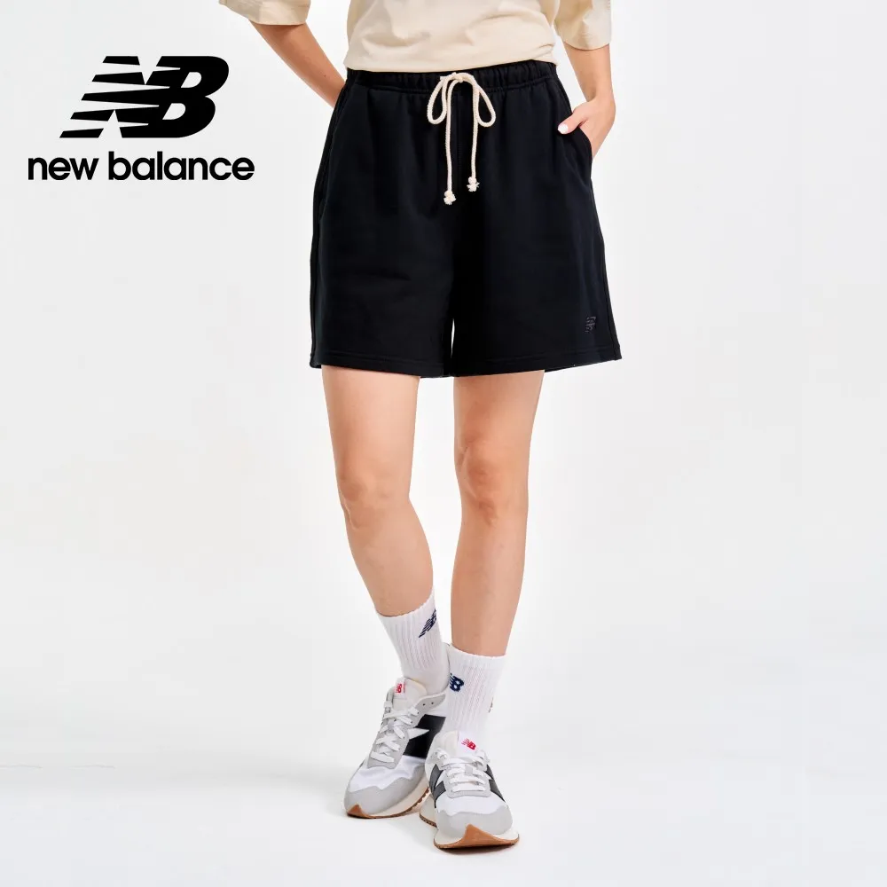 [New Balance]腰鬆緊抽繩棉質短褲_男性_深藍色_MS31504NNY 歷史價格詳細信息