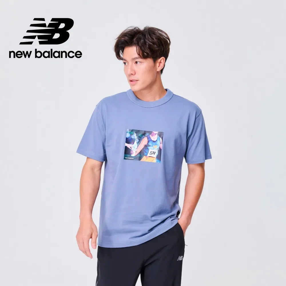 【New Balance】圓領短袖上衣_男性_黑色_MT43901BK 歷史價格詳細信息