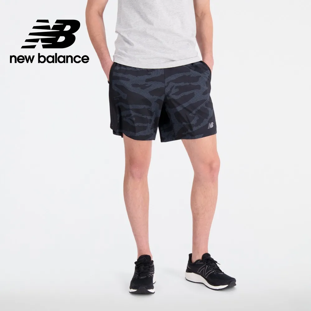 【New Balance】吸濕排汗短褲_男性_黑色_MS41234BK 歷史價格詳細信息