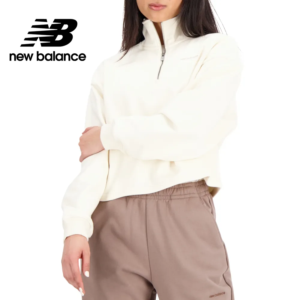 [New Balance]刺繡NB半開襟上衣_女性_米白色_AWT33556GIE 價格比較,價格查詢,歷史價格詳細信息
