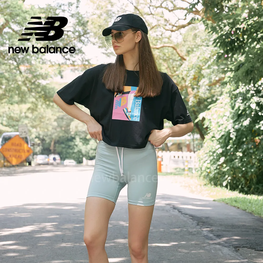 【New Balance】NB短袖上衣_女性_黑色_AWT21502BK 歷史價格詳細信息