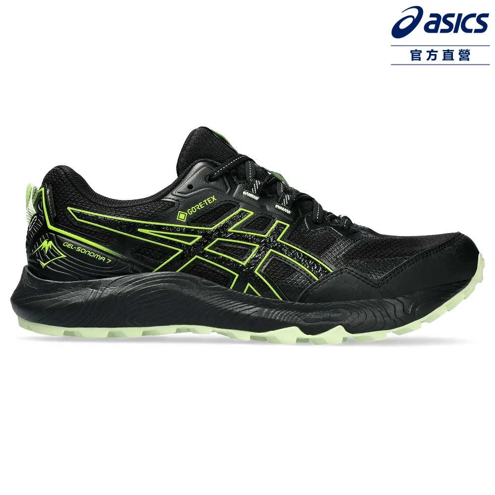 Asics Gel-sonoma 7 Gtx [1011B593-005] 男 慢跑鞋 越野跑鞋 戶外 防水 黑 螢光綠 歷史價格詳細信息
