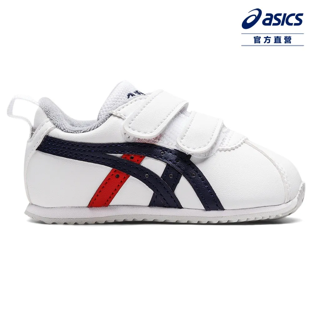 Asics 童鞋 Cotla Mini SL 中小童 兒童 白 藍紅 魔鬼氈 皮革 休閒 ACS 1144A225101 歷史價格詳細信息