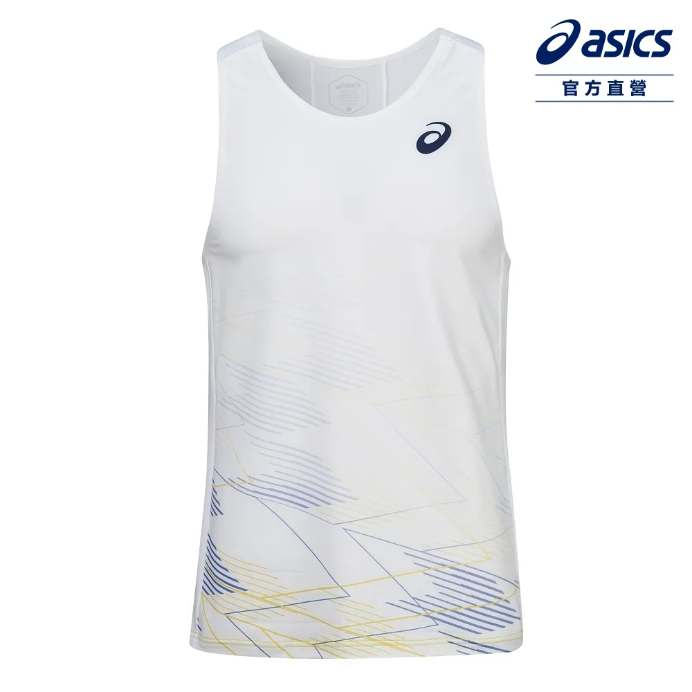 【asics 亞瑟士】田徑背心 男女中性款  田徑 上衣(2093A198-100) 歷史價格詳細信息