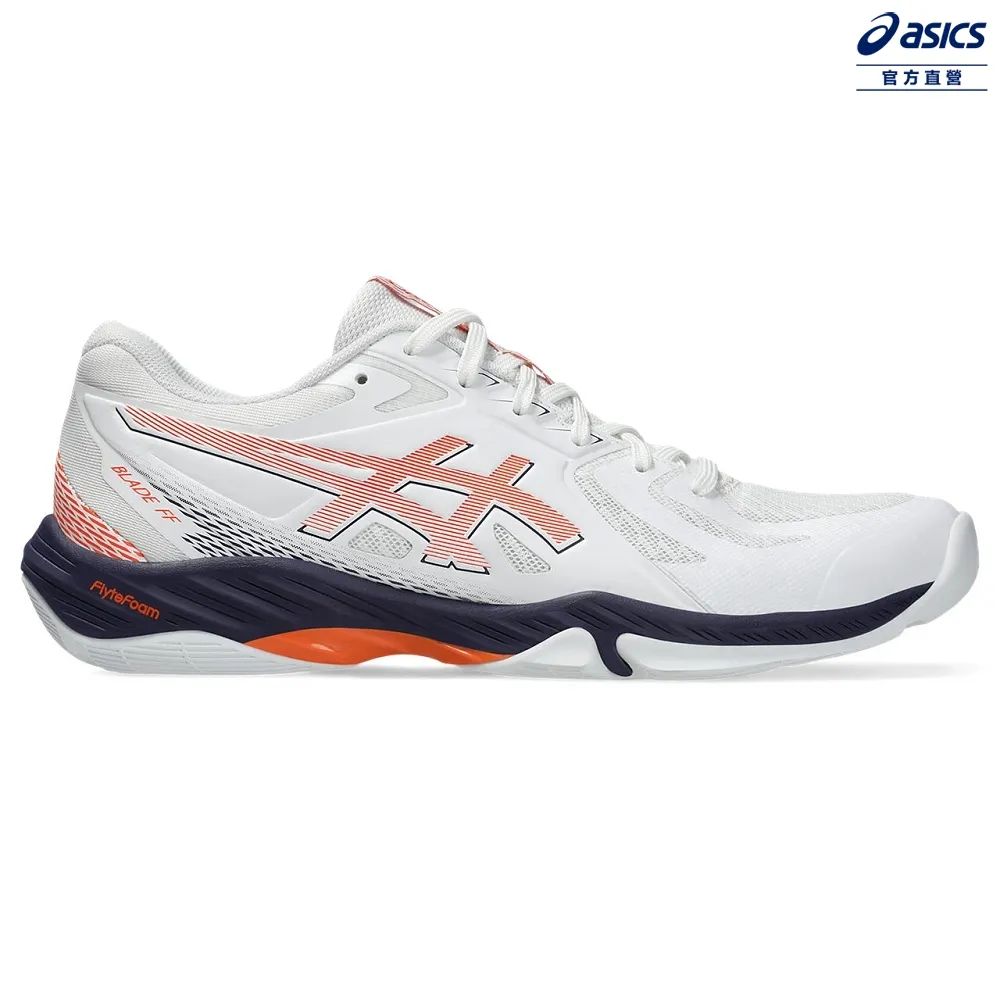 Asics Blade FF [1072A094-102] 女 羽球鞋 室內 運動 支撐 靈活 緩震 包覆 白 橘 歷史價格詳細信息