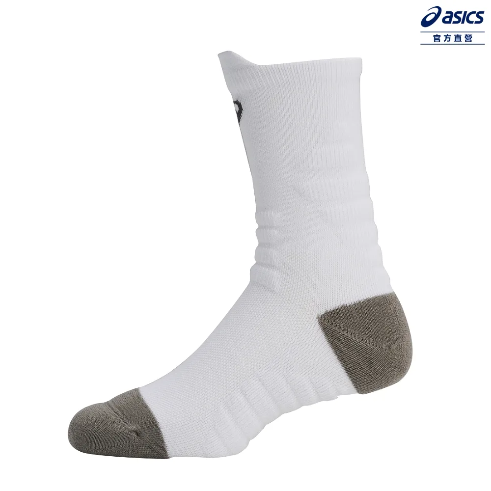 ASICS 亞瑟士 籃球中筒襪 男女中性款  籃球 配件 3063A065-100 歷史價格詳細信息