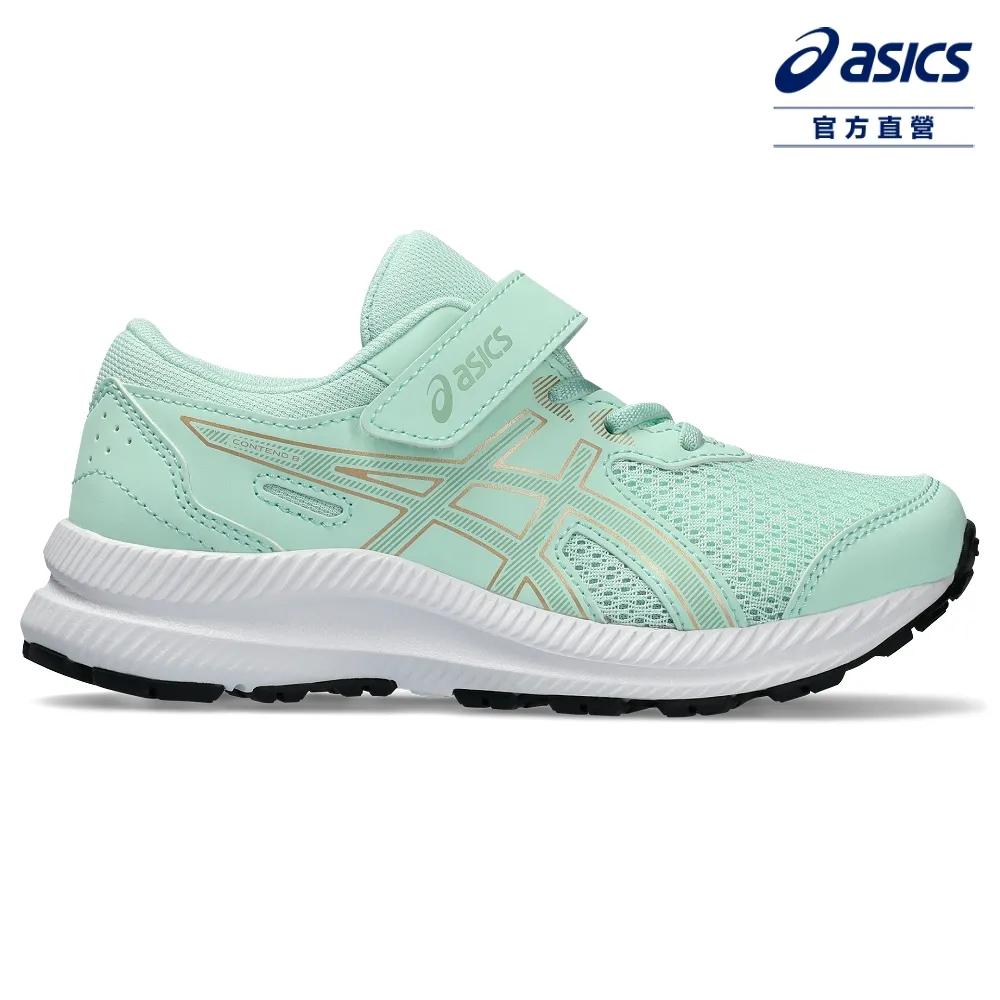 Asics Contend 8 PS [1014A258-301] 中童 慢跑鞋 運動 休閒 支撐 魔鬼氈 舒適 淺綠 歷史價格詳細信息