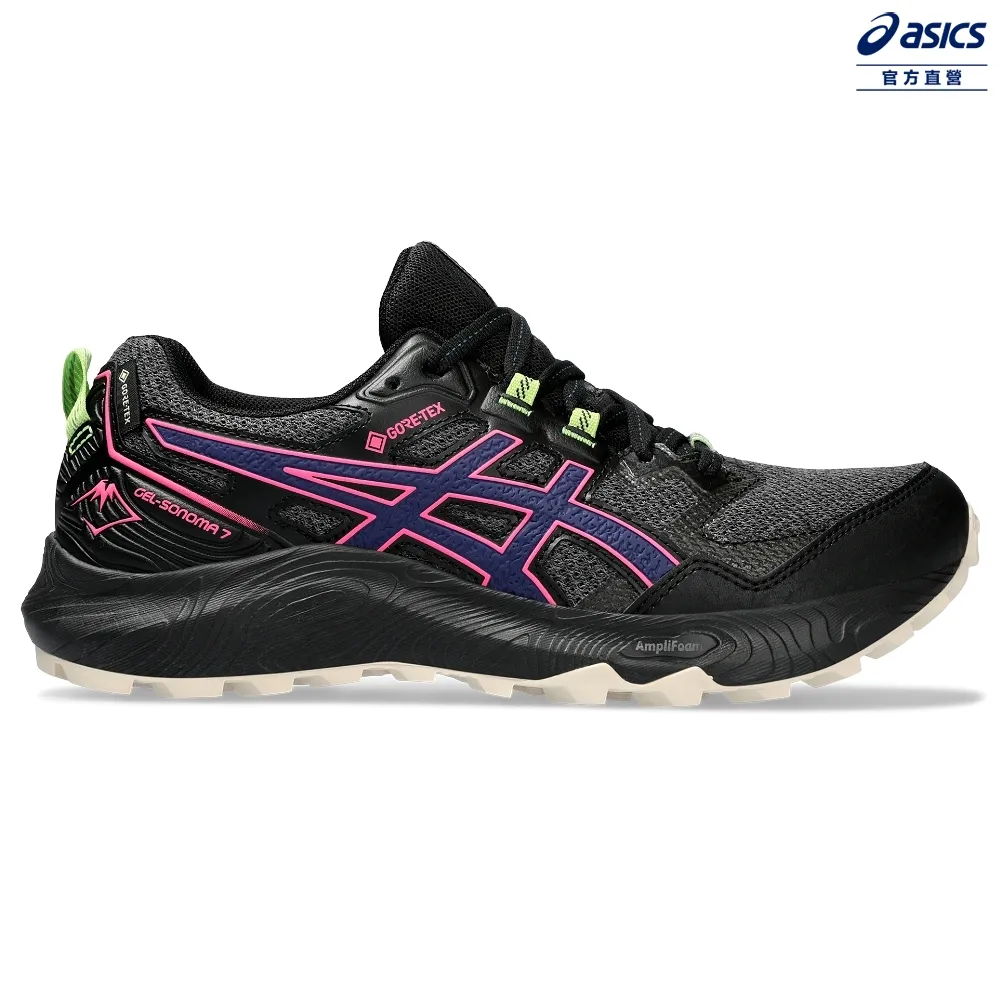 ASICS 慢跑鞋 GEL-SONOMA 7 GTX 黑螢光 全防水 越野鞋 男 1011B593004 歷史價格詳細信息