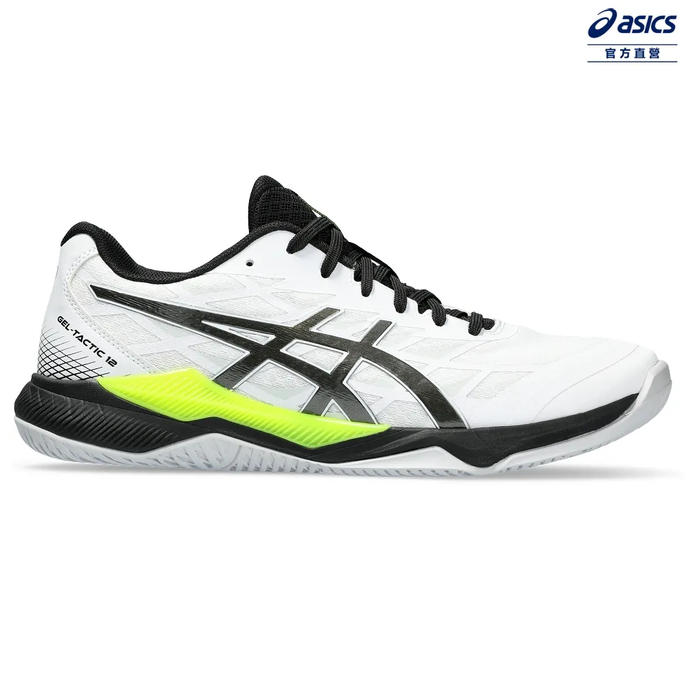Asics GEL-Tactic 12 1071A090-100 男 排球鞋 室內 運動 支撐 穩定 緩震 白黑 歷史價格詳細信息