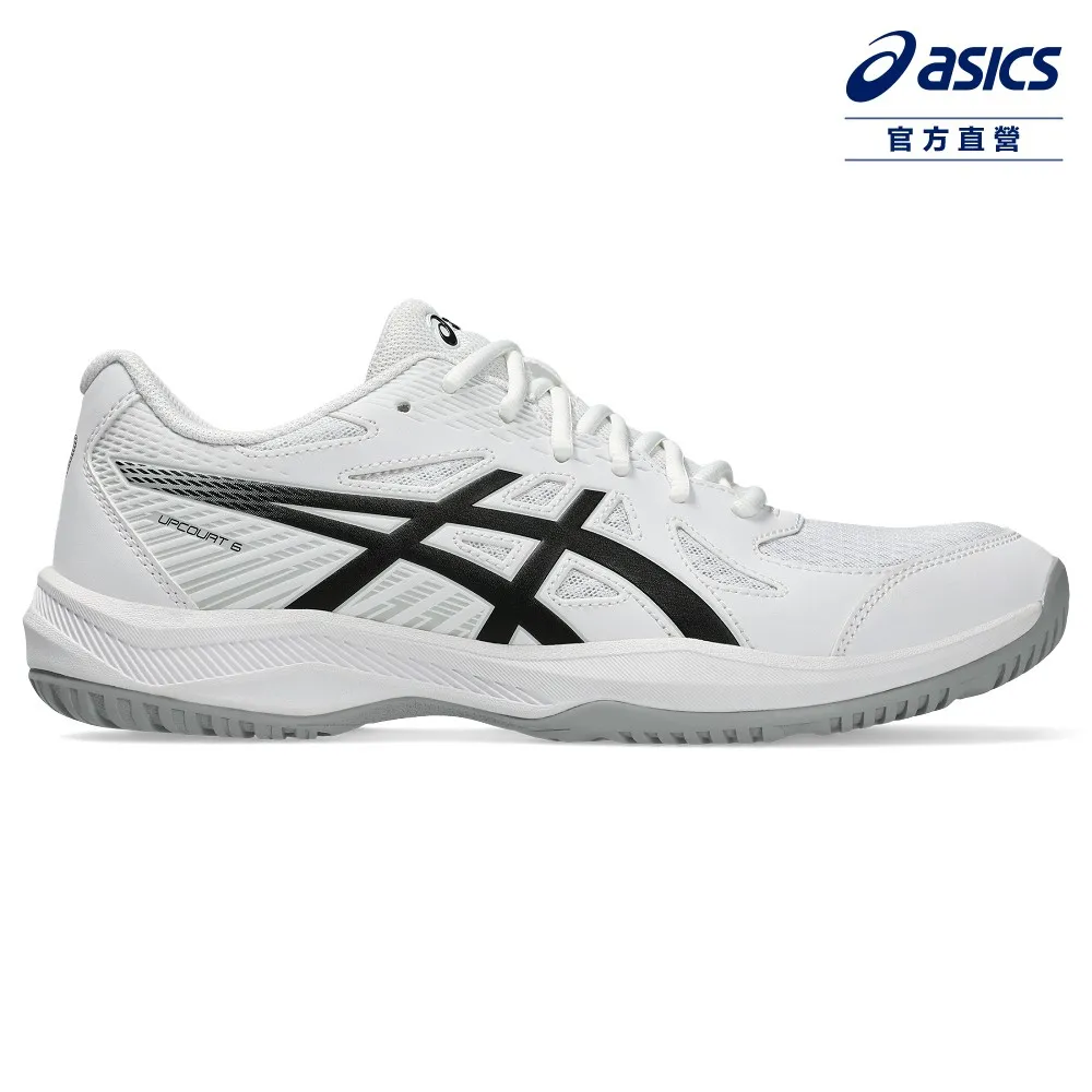 ASICS UPCOURT 6 男女生 黑色 舒適 透氣 穩定 運動 排球鞋 羽球鞋 1071A104-002  24Q4 歷史價格詳細信息