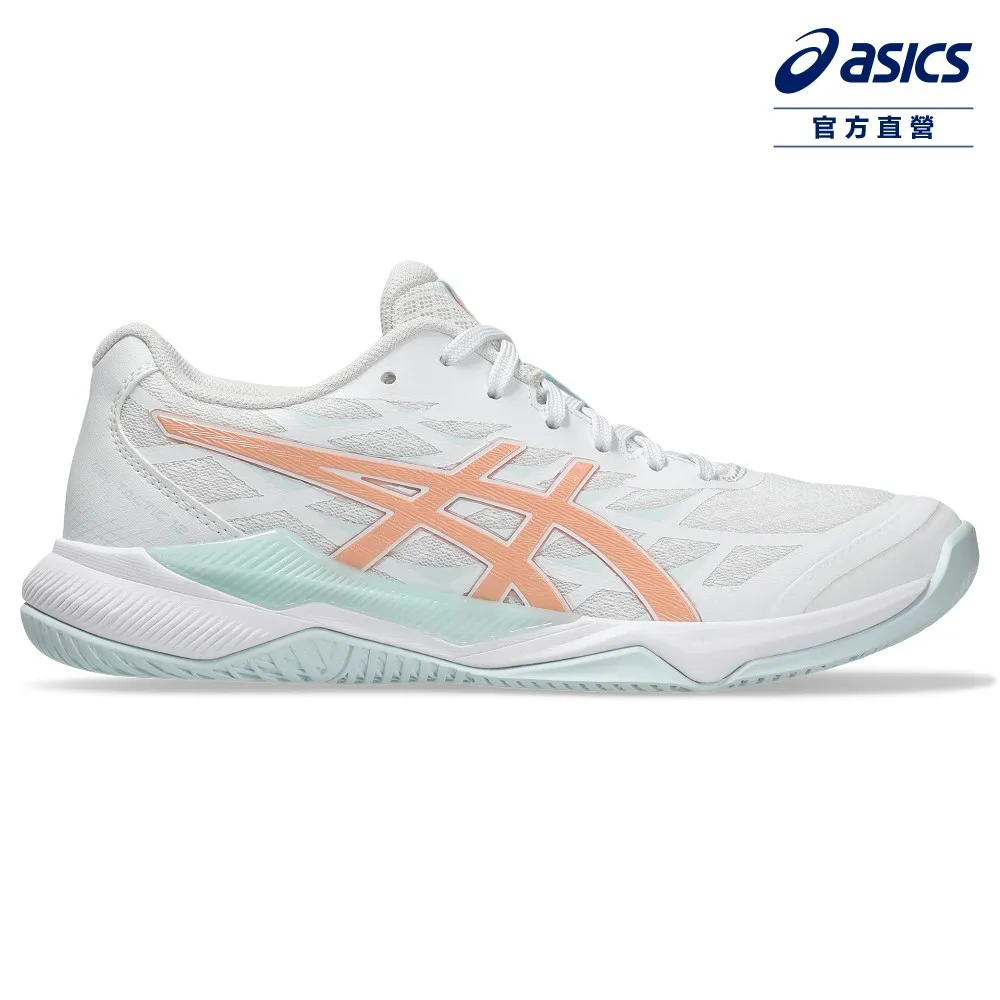 Asics 亞瑟士 排球鞋 GEL-Tactic 12 女鞋 白 橘 吸震 室內運動 羽排鞋 1072A092102 歷史價格詳細信息