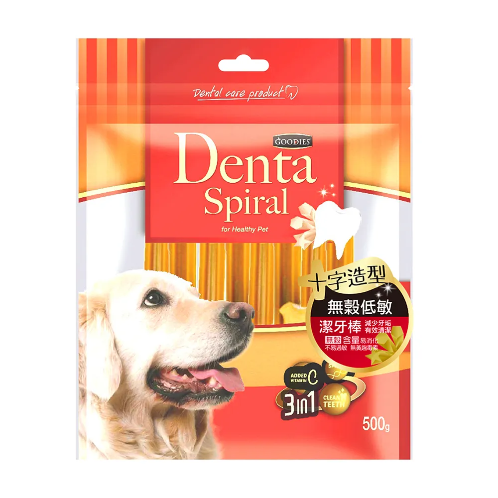 GOODIES 無穀低敏潔牙棒 500g 六星螺旋 十字造型 歷史價格詳細信息