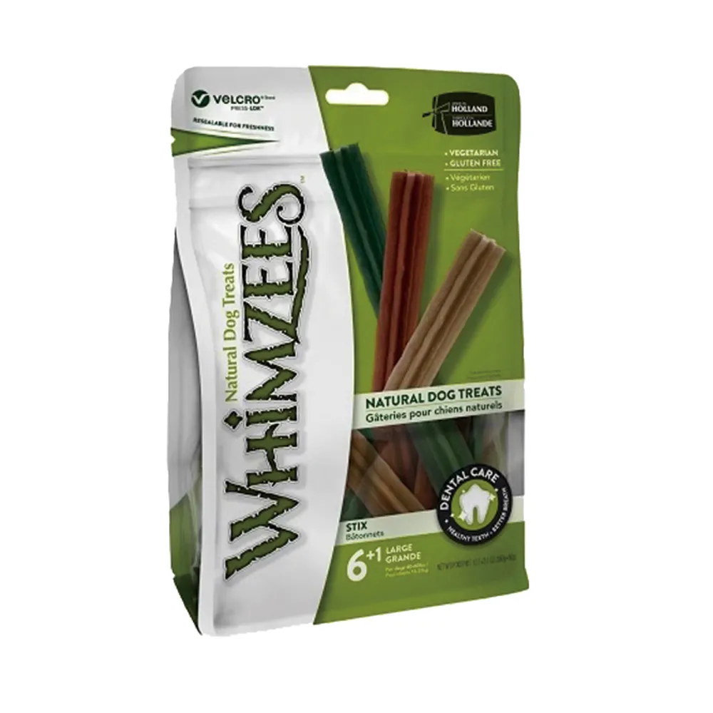 【Whimzees唯潔】六角長條型潔牙骨超值包M號12+2入(袋裝、狗零食) 歷史價格詳細信息