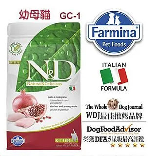 法米納 GC1 1.5公斤 挑嘴幼母貓 無穀糧/雞肉石榴 幼貓飼料 懷孕貓飼料 幼貓飼料 歷史價格詳細信息