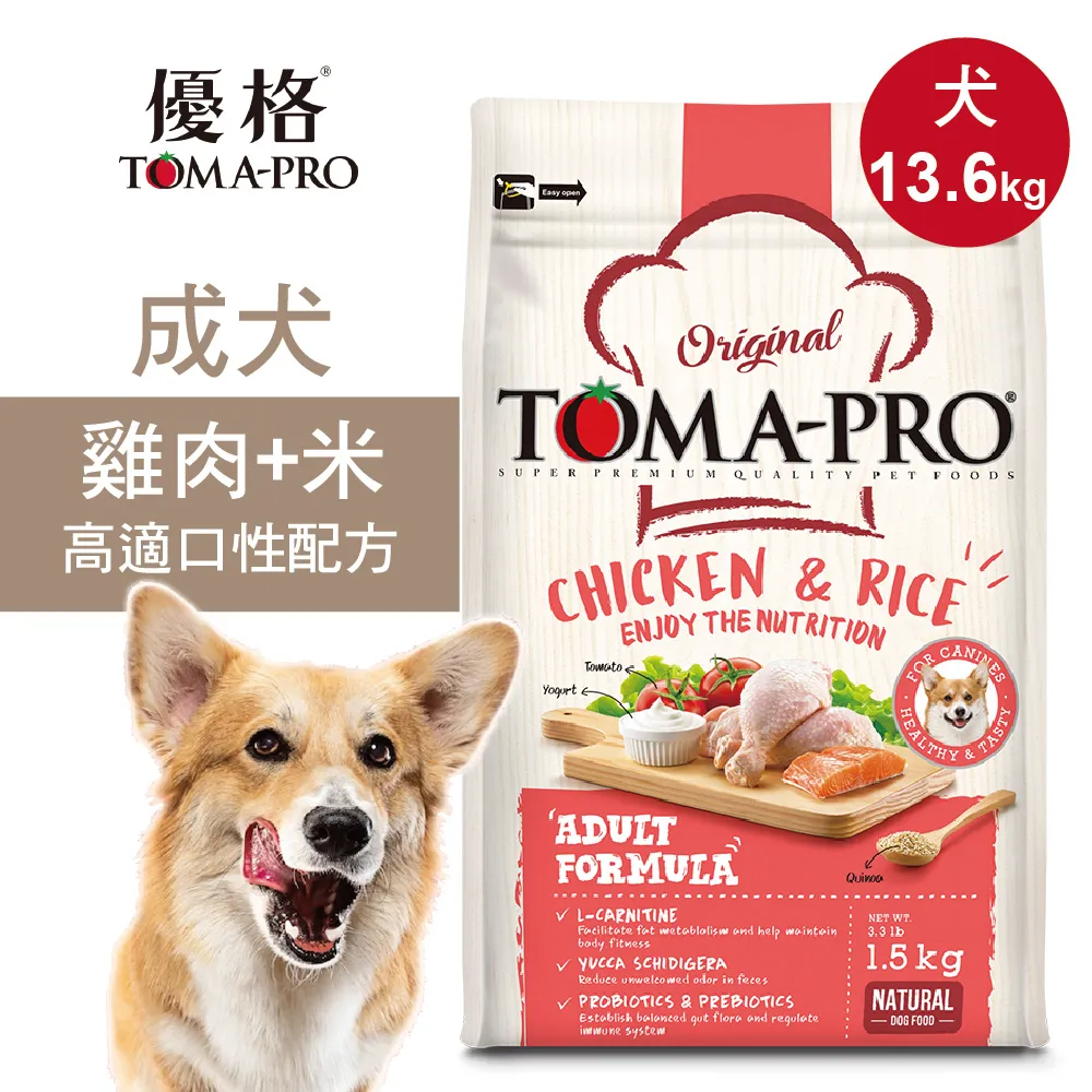 優格 成犬雞肉+米 高適口性配方 7KG / 13.6KG《XinWei》 歷史價格詳細信息