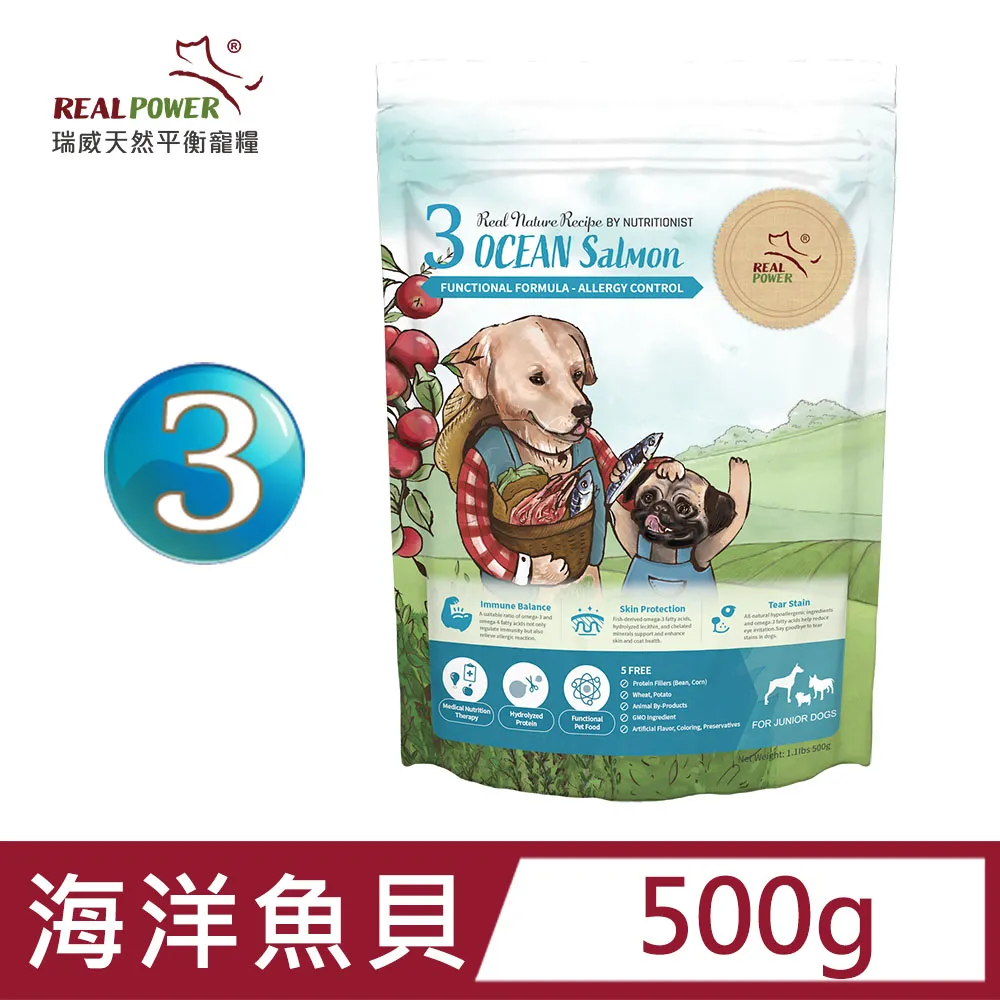 【Real Power 瑞威】 幼犬糧3號 海洋魚貝 舒敏護膚配方 2kg 歷史價格詳細信息